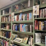 Ripon Saint Michael's charity shop book shelf