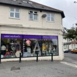 Outside Saint Michael's Kings Road charity shop