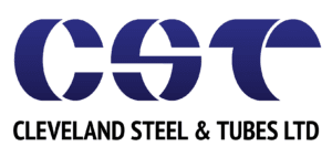 A company logo for Cleveland Steel & Tubes, a current corporate supporter of Saint Michael's Hospice.