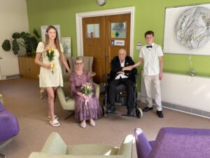 Steve and Ann with their grandchildren